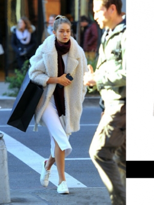 让超模Gigi Hadid爱了两个冬季的外套竟然是它